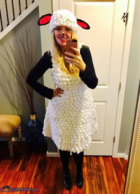 diy sheep costume for adults